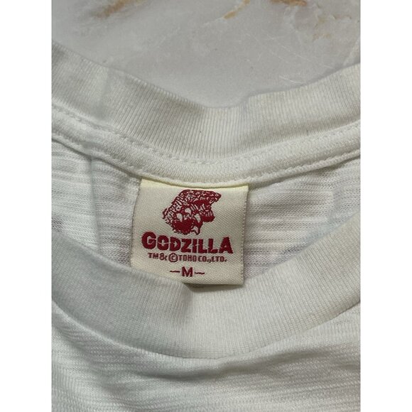 Godzilla  T-shirt White TOHO Godzilla  Japan Monster  Size M Youth - Picture 6 of 8